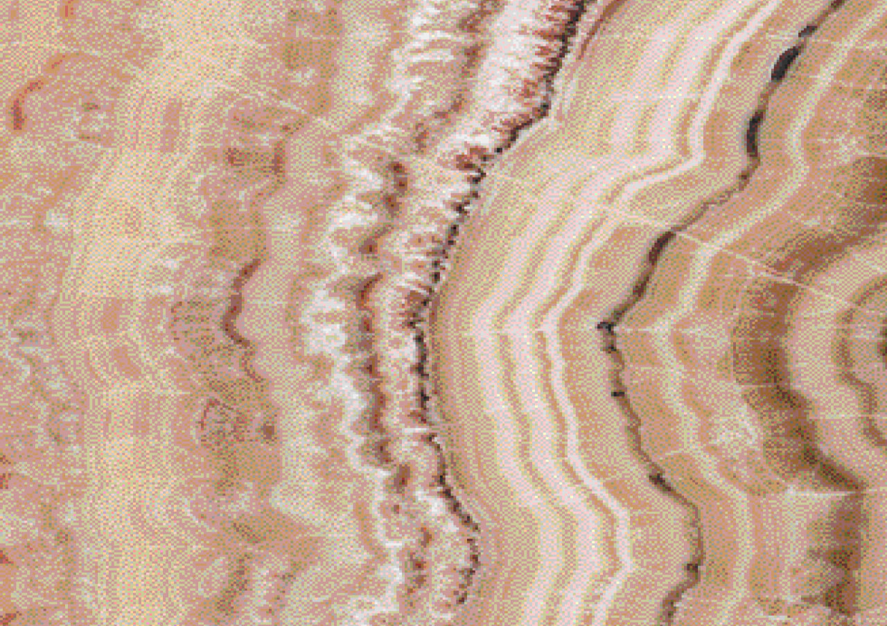 Onyx Iris Pink cross cut - View 1