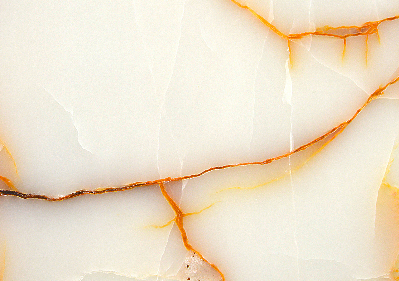 White & Gold Onyx - View 1